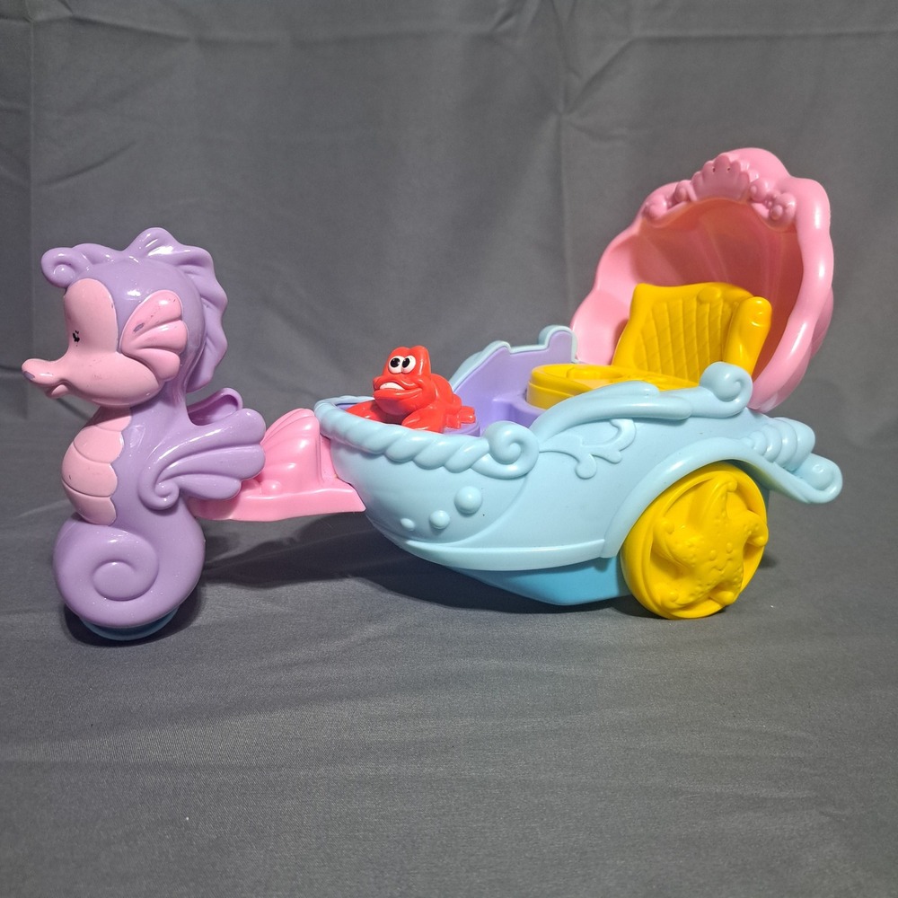 Fisher Price Little People Disney Princess Ariel's Musical Sea‎ Carriage - Picture 2 of 6